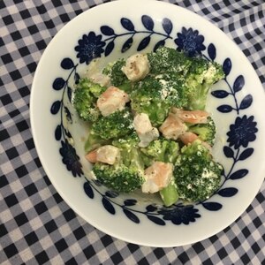 ブロッコリーとエビの簡単サラダ